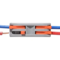 Conector rápido doble para 2 cables 0,08-2,5mm2