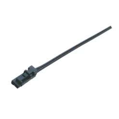Conector rápido Macho 2 Pin con cable 1.5m, negro