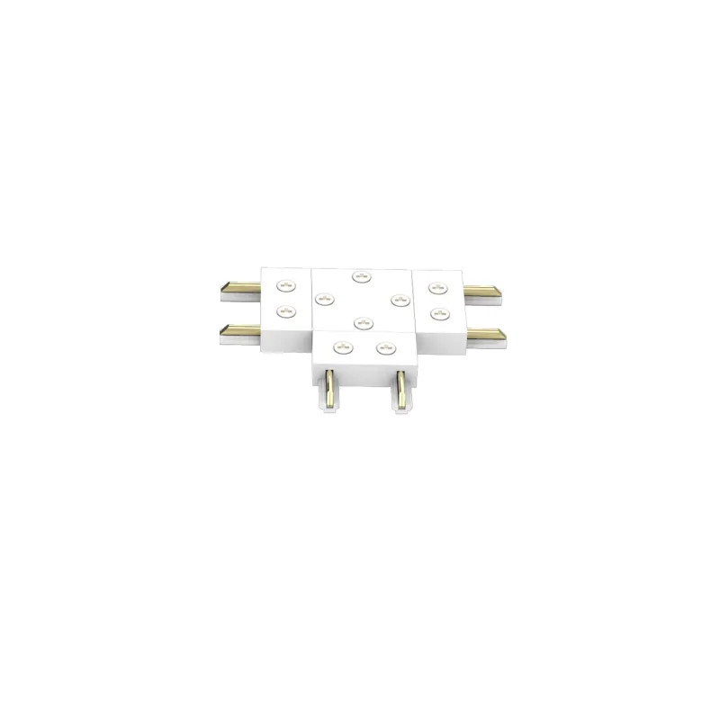 Conector T Carril SLIM 48V, blanco