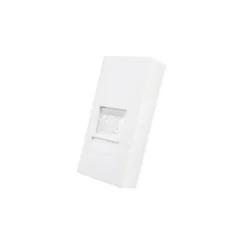 Conector Teléfono RJ11 blanco para mecanismo de empotrar LIVOLO