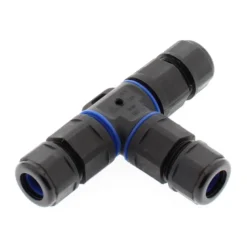 Conector T IP68, 110mm, Ø12-6mm, 3 cables 0.5-2.5mm2, 16A