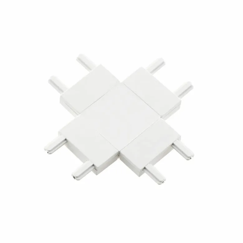 Conector X Carril SLIM 48V, blanco