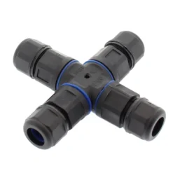 Conector X IP68, 110mm, Ø12-6mm, 3 cables 0.5-2.5mm2, 16A