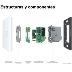 Conmutador táctil doble LIVOLO