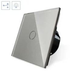 Conmutador táctil, frontal gris LIVOLO