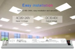 Controlador, DC30-40V/40W/1000mA, RGB+CCT, RF