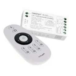 Controlador 2.4G RF, DC12-24V, 12A, 2 en 1 monocolor + CCT + mando