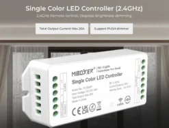 Controlador 2.4G RF, DC12-48V, 20A, 2 en 1 monocolor + CCT