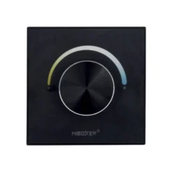 Controlador MONO/CCT empotrable con rueda giratoria, negro