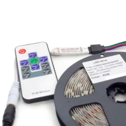 Controlador RF Mini tira led RGB + mando