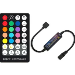 Controlador RF Mini tira LED RGBW + mando
