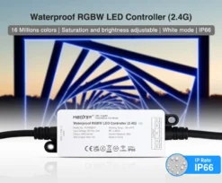 Controlador RGBW 2.4G DC12-24V 12A, IP66