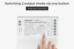 Controlador WiFi + 2.4G RF + Bluetooth, DC12-24V, 12A, 2 en 1, mono + CCT