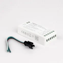 Controlador WiFi+2.4G RF, DC5-24V, 10A, SPI+DMX 5 en 1