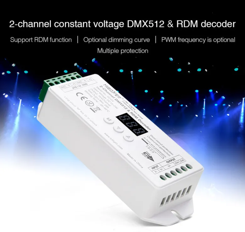 Decoder DMX512-RDM, CCT, 20A, 2.4Ghz RF