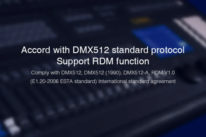 Decoder DMX512-RDM, Mono, 20A, 2.4Ghz RF
