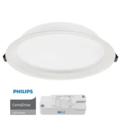 Downlight BOL, 44W, Certadrive, CCT, CRI>90, UGR17, IP54