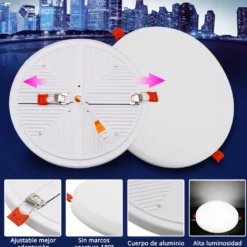 Downlight Led KRAMFOR Frameless 9W Ajustable