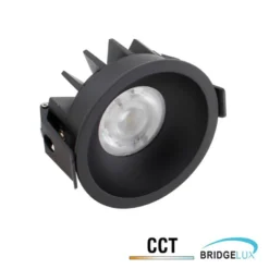 Downlight Led LUCERNA BRIDGELUX Chip, 12W, UGR 19, 36º, 3CCT, negro