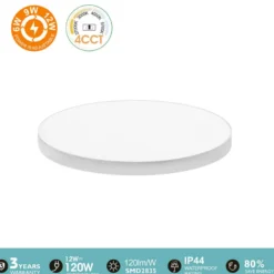Downlight Led LUCERNA Frameless 6-9-12W, 4CCT, Ajustable 50-100mm, CRI92