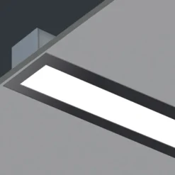 Downlight Led MOD, 24W, 120cm, negro