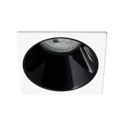 Downlight Led MOS UGR17 Square, 7W, blanco/negro cromo