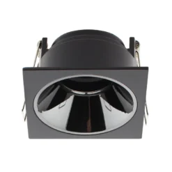 Downlight Led MOS UGR17 Square, 7W, negro/dorado