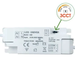 Downlight Led 24W, blanco, OSRAM Chip, CCT ajustable, UGR17
