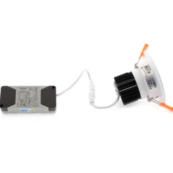 Downlight LUXON Chip Led CREE + Driver Regulable Triac, 12W