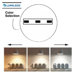 Downlight / Plafón Led BOL, 6W, LUMILED Chip, CCT ajustable