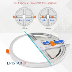 Downlight / Plafón Led KRAMFOR EPISTAR 20W Ajustable