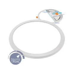 Downlight / Plafón Led KRAMFOR EPISTAR 15W Ajustable, Triac regulable