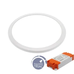 Downlight / Plafón Led KRAMFOR EPISTAR 15W Ajustable, Triac regulable