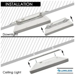 Downlight / Plafón Led KUB, 18W, LUMILED Chip, CCT ajustable