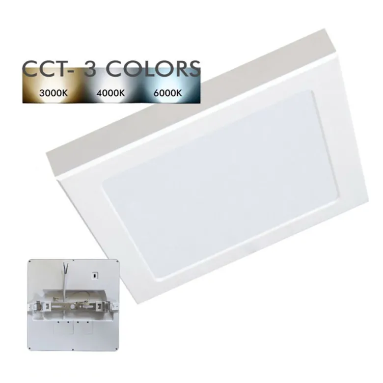 Downlight / Plafón Led KUB, 18W, LUMILED Chip, CCT ajustable