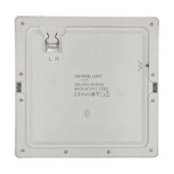 Downlight / Plafón Led KUB, 18W, LUMILED Chip, CCT ajustable, negro