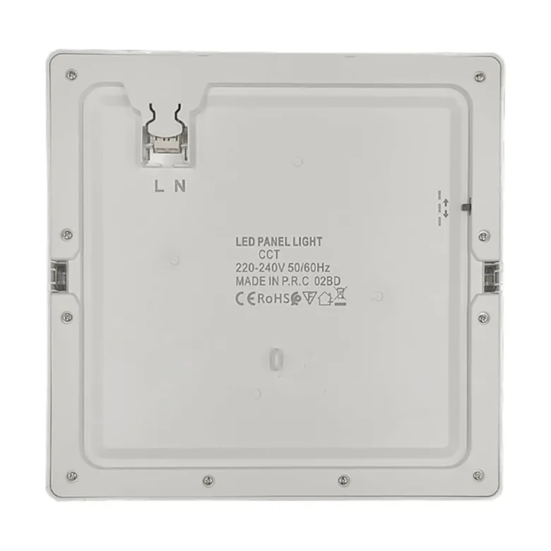 Downlight / Plafón Led KUB, 18W, LUMILED Chip, CCT ajustable, negro