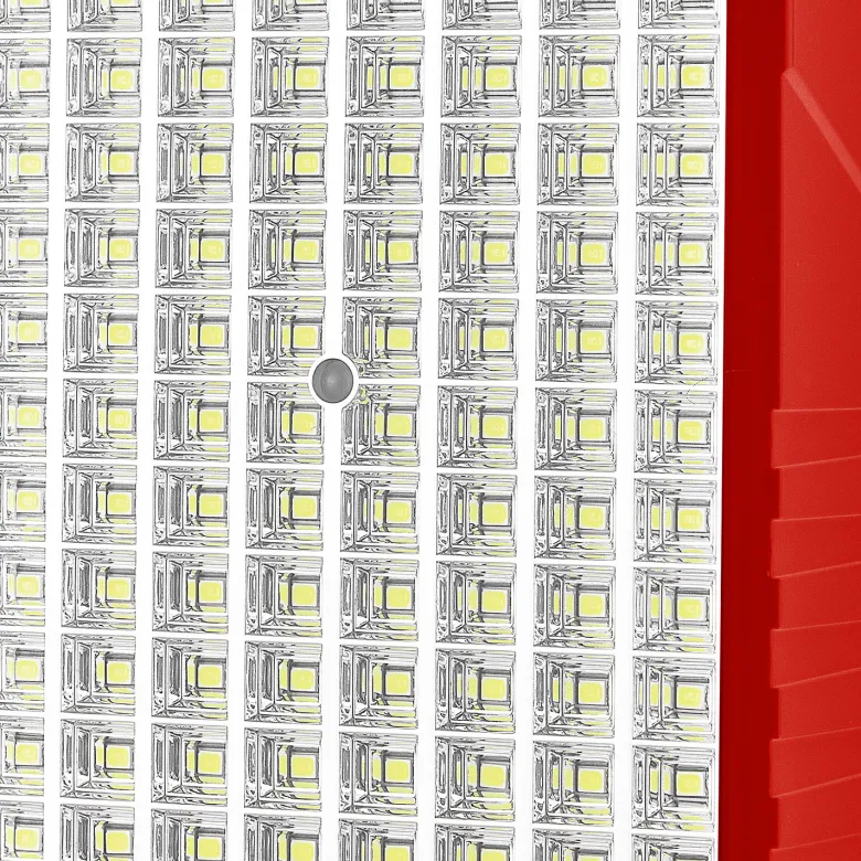 Emergencia portátil LED HOLM multifunción, rojo