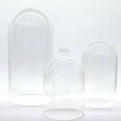 Fanal de cristal Ø15 altura 30cm