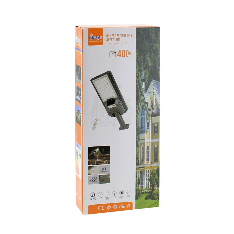 Farola LED Solar BASIC 100W, 3,7V / 2400mAH