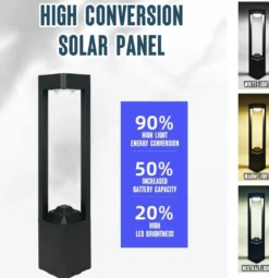 Farola LED Solar TOW H600, CCT