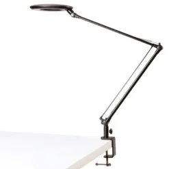 Flexo Led BRESSLO LUPA articulado, negro