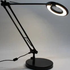 Flexo Led BRESSLO LUPA articulado, negro