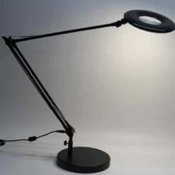 Flexo Led BRESSLO LUPA articulado, negro