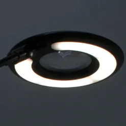 Flexo Led BRESSLO LUPA articulado, negro