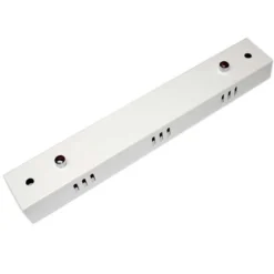 Florón rectangular blanco 400x60mm