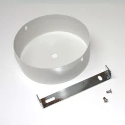Florón redondo blanco, Ø120mm