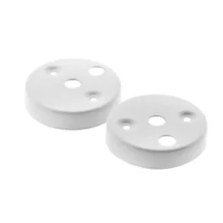 Florón redondo blanco, Ø60mm, 2 unidades