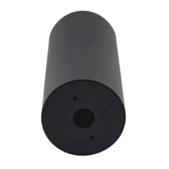 Florón redondo negro, Ø100x260mm
