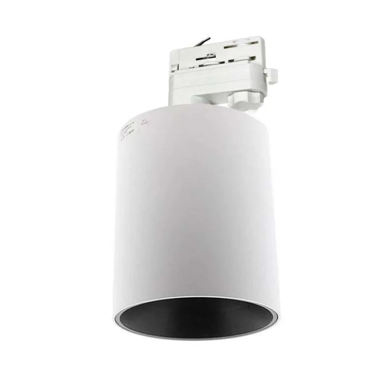 Foco carril blanco PROLUX Rail Housing Round Ø110